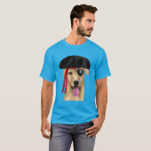Yellow Labrador Pirate 2 T-shirt (Voorkant volledig)