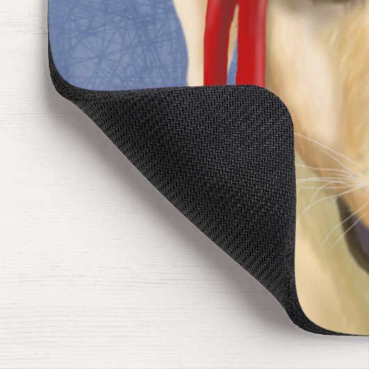 Yellow Labrador Pirate Muismat (Hoek)