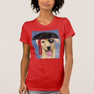 Yellow Labrador Pirate T-shirt