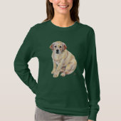 Yellow Labrador Puppy T-shirt (Voorkant)