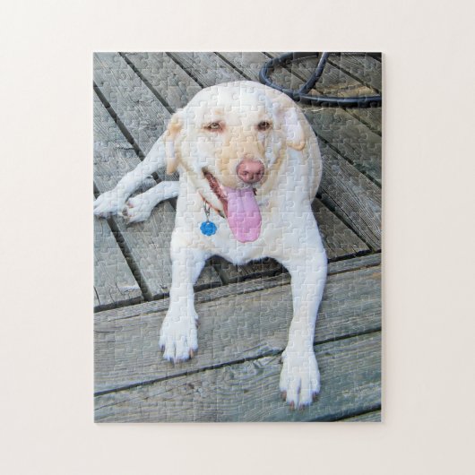 Yellow Labrador Puzzle Legpuzzel (Verticaal)