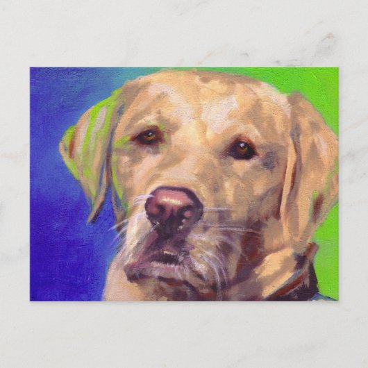 Yellow Labrador Retriever Briefkaart (Voorkant)
