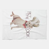 Yellow Labrador Retriever Chef Theedoek (Horizontaal)