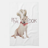 Yellow Labrador Retriever Chef Theedoek (Verticaal)