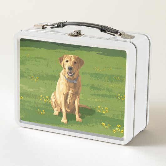 Yellow Labrador Retriever Dog (Voorkant)