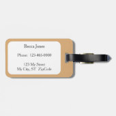 Yellow Labrador Retriever Dog Lab Bagagelabel (Achterkant horizontaal)