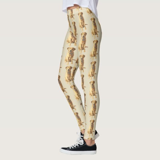 Yellow Labrador Retriever Dog Leggings (Links)