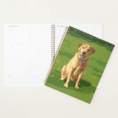 Yellow Labrador Retriever Dog Planner (Display)