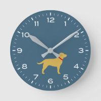 Yellow Labrador Retriever Dog Silhouette