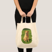 Yellow Labrador Retriever Dog Tote Bag (Voorkant (product))