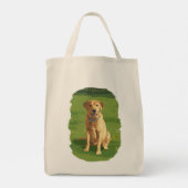 Yellow Labrador Retriever Dog Tote Bag (Achterkant)