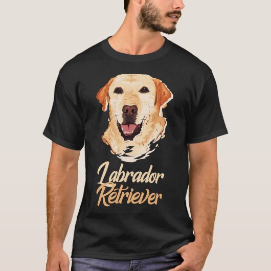 Yellow Labrador Retriever! Especially For Labrador T-shirt (Voorkant)