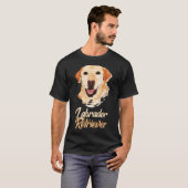 Yellow Labrador Retriever! Especially For Labrador T-shirt (Voorkant volledig)