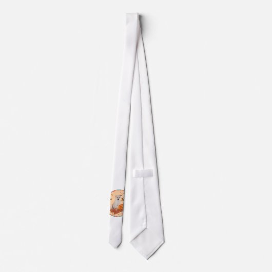 Yellow Labrador Retriever Halloween Stropdas (Achterkant)