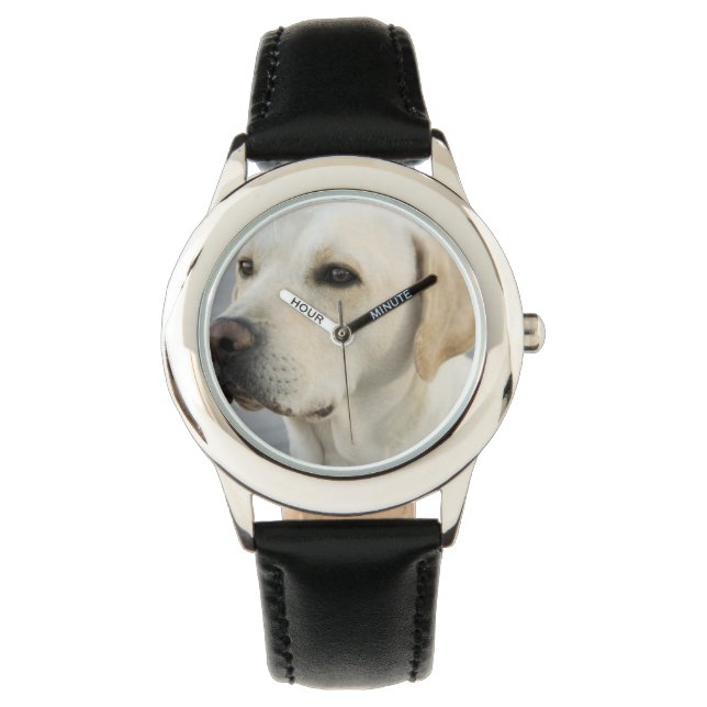 Yellow Labrador Retriever Horloge (Voorkant)