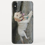 Yellow Labrador Retriever iPhone X Hoesje (Achterkant)