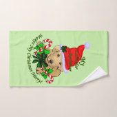 Yellow Labrador Retriever kerst Bad Handdoek (Handdoek)