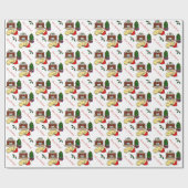 Yellow Labrador Retriever kerst Cadeaupapier (Vlak)