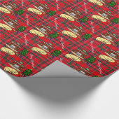 Yellow Labrador Retriever kerst Cadeaupapier (Hoek)