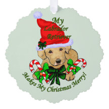 Yellow Labrador Retriever kerstcadeaus