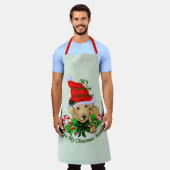 Yellow Labrador Retriever kerstcadeaus Schort (Gedragen)