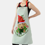 Yellow Labrador Retriever kerstcadeaus Schort (Insitu)