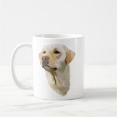 Yellow Labrador Retriever Koffiemok (Links)