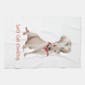 Yellow Labrador Retriever-koking Theedoek (Horizontaal)