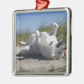 Yellow Labrador Retriever Metalen Ornament (Links)