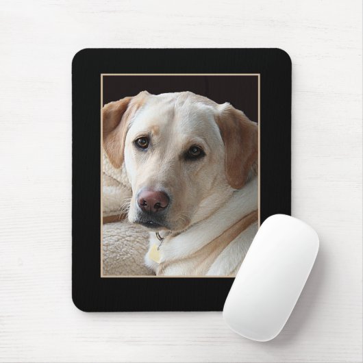 Yellow Labrador Retriever Mousepad Muismat (Met muis)
