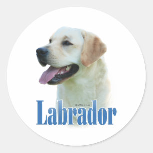 Yellow Labrador Retriever Naam - Sticker