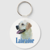 Yellow Labrador Retriever Name Sleutelhanger (Voorkant)