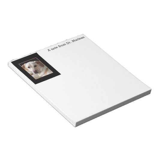 Yellow Labrador Retriever Notitieblok (Schuin)