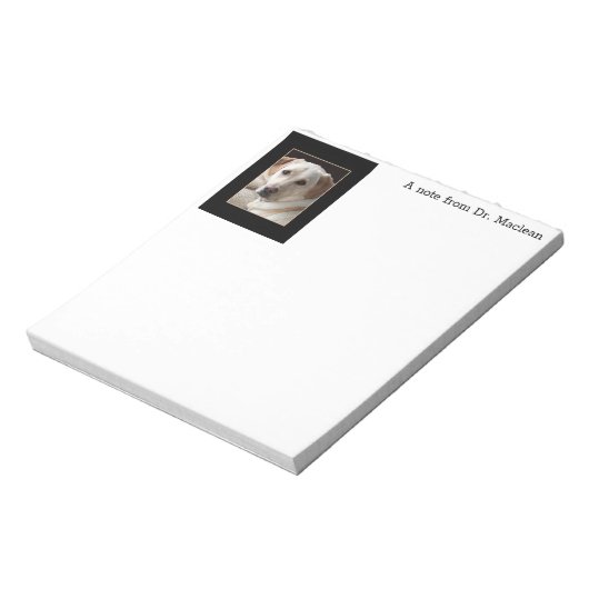 Yellow Labrador Retriever Notitieblok (Linkerzijde)