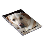 Yellow Labrador Retriever Notitieboek (Rechterzijde)