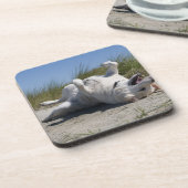 Yellow Labrador Retriever Onderzetter (Linkerzijde)