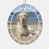 Yellow Labrador Retriever Ornament (Links)