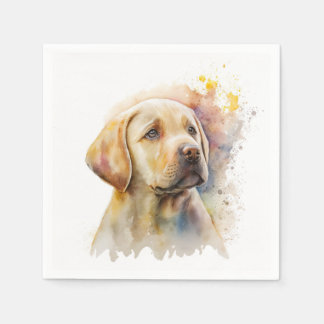 Yellow Labrador Retriever Paper Napkin Servet