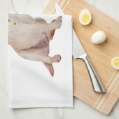 Yellow Labrador Retriever Party Theedoek (Quarter Fold)