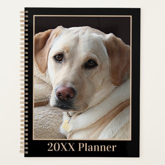 Yellow Labrador Retriever Planner (Voorkant)