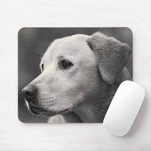 Yellow Labrador Retriever Puppy Dog Mousepad Muismat (Met muis)