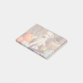 Yellow Labrador Retriever Puppy Dog Pumpkin Autumn Post-it® Notes (Schuin)