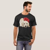 Yellow Labrador Retriever Puppy Photo Relaxed Fit T-shirt (Voorkant volledig)