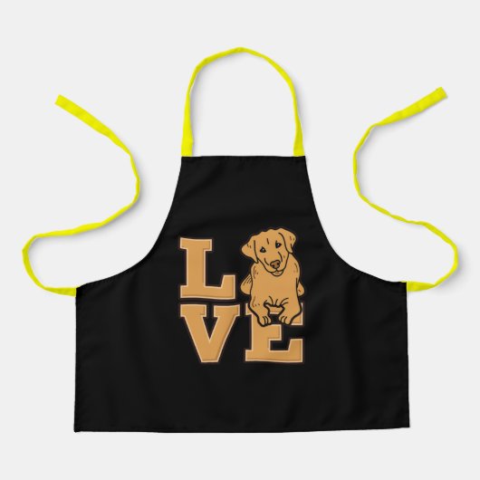 Yellow Labrador Retriever Schort (Voorkant)