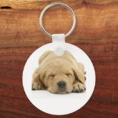 Yellow Labrador Retriever Sleutelhanger (Voorkant)