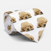 Yellow Labrador Retriever Stropdas (Opgerold)