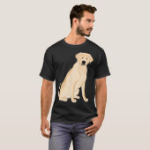 Yellow Labrador Retriever T-shirt (Voorkant volledig)