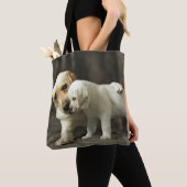 Yellow Labrador Retriever Tote Bag (Dichtbij)
