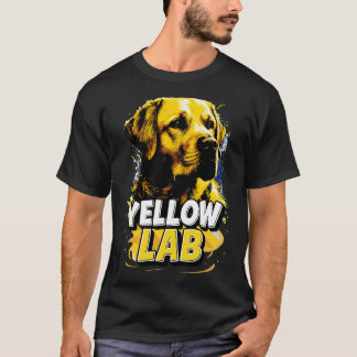 Yellow Labrador Retriever Vertrouwde metgezel T-shirt