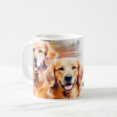 Yellow Labrador Retrievers Hartelijk Quote Koffiemok (Voorkant links)